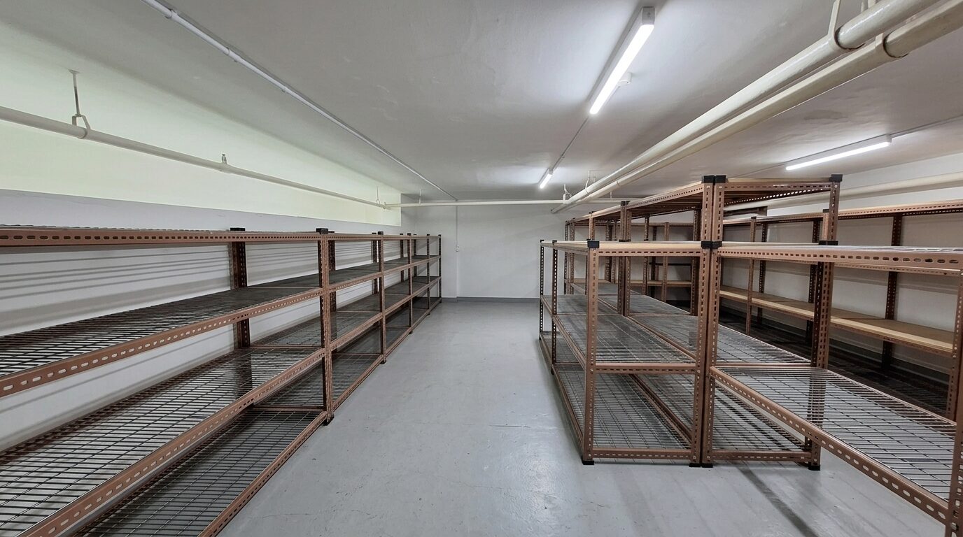 Open storage loft area